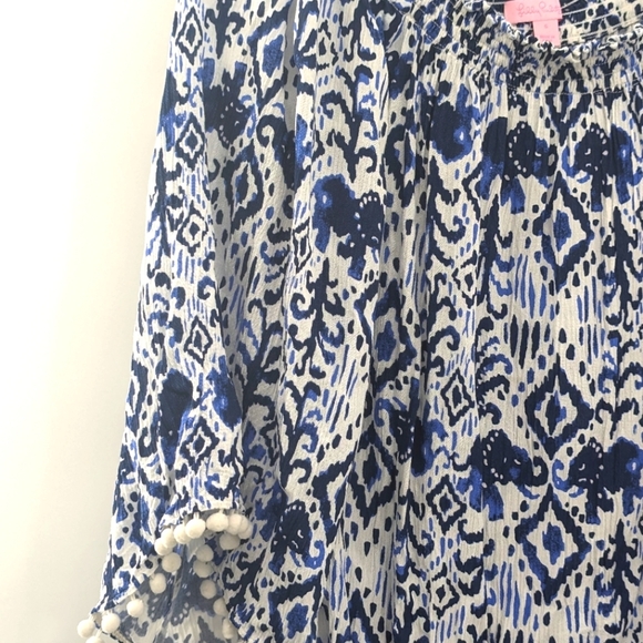 Lilly Pulitzer Nita Off-the-Shoulder Dress Cover Up - Picture 7 of 14